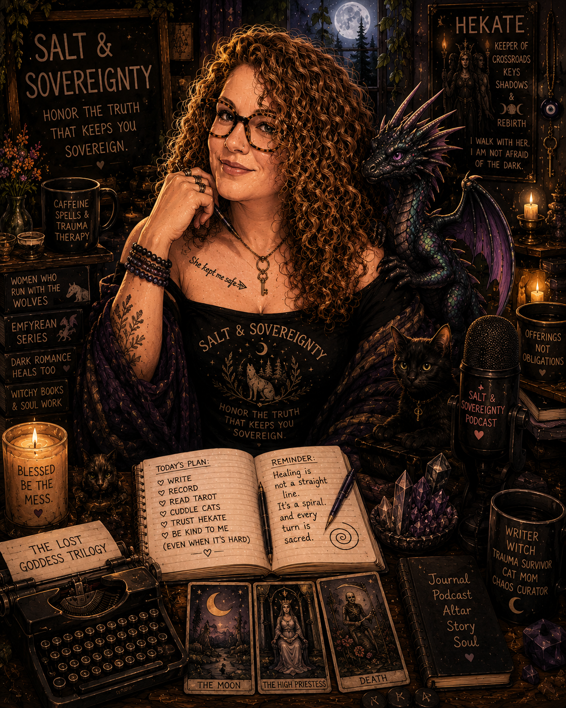 Illustrated placeholder portrait for Ashley